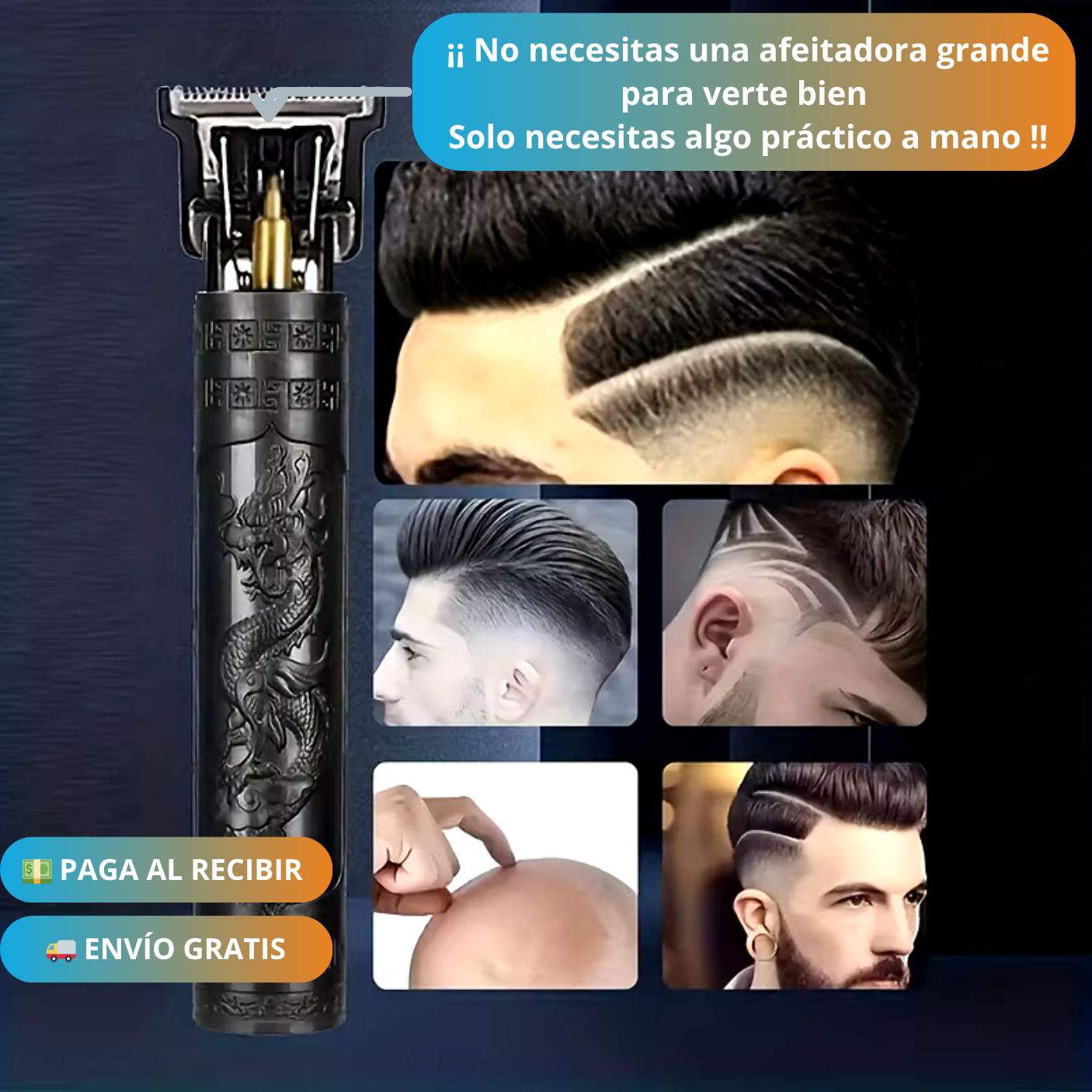 Afeitadora Portátil Recargable SteelDragon – Precisión sin esfuerzo diario